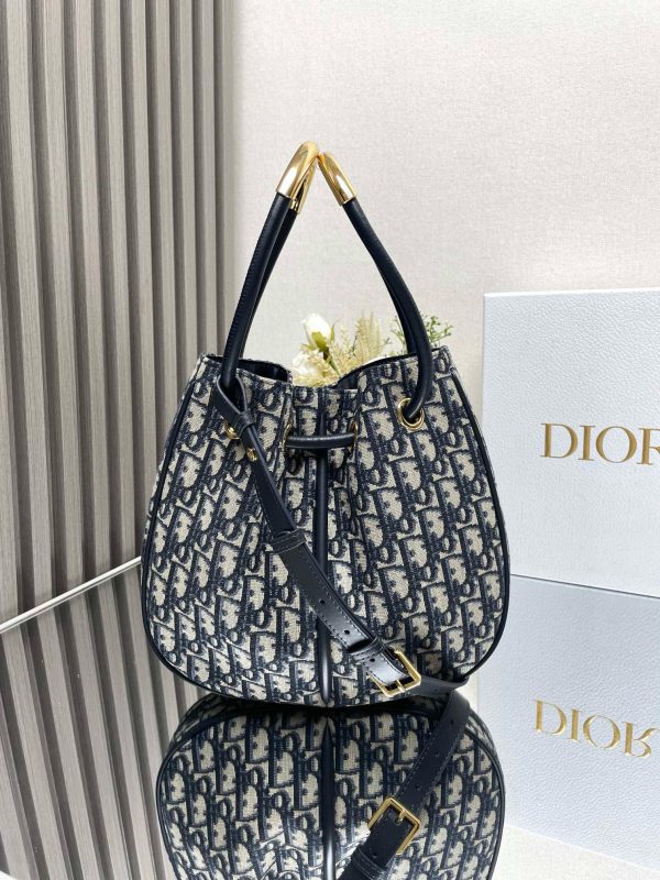Dior Nolita bag Blue Dior Oblique jacquard