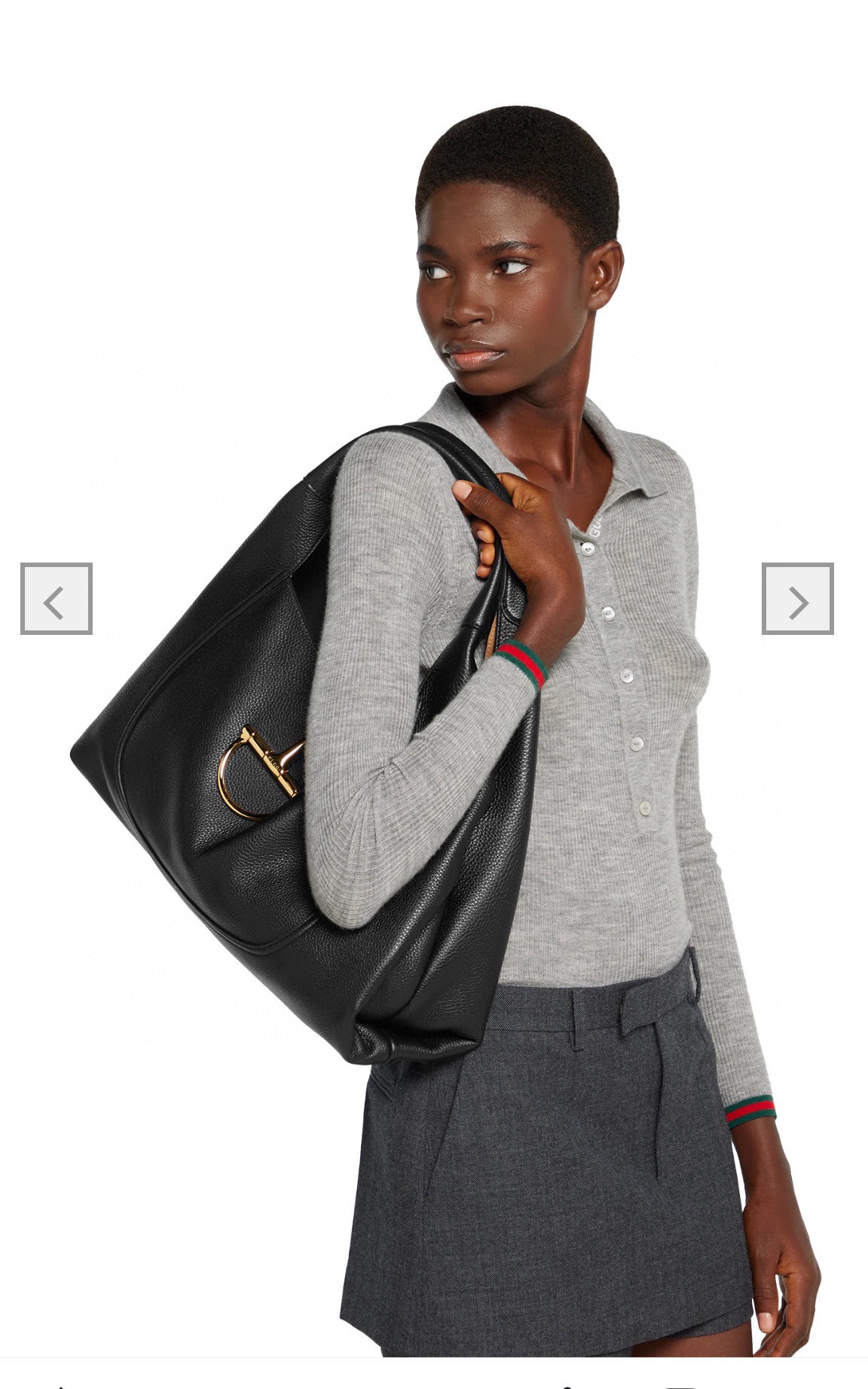 Gucci Softbit Large Shoulder Bag