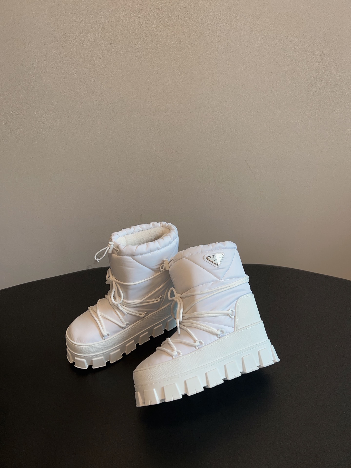 Prad down snow boots-white