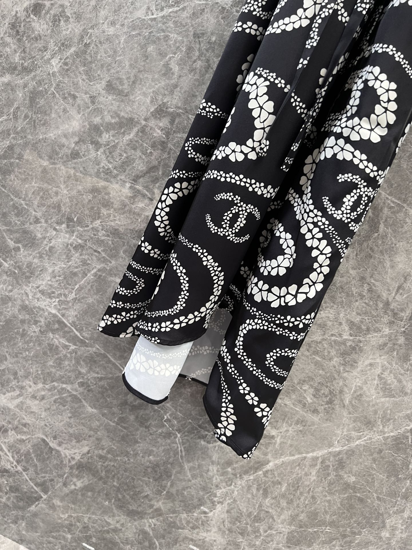 Chanel 25SS Spring/Summer Floral Print Sleeveless Dress