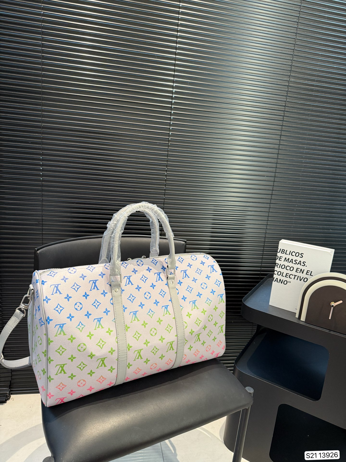 LV-Inspired Travel Bag