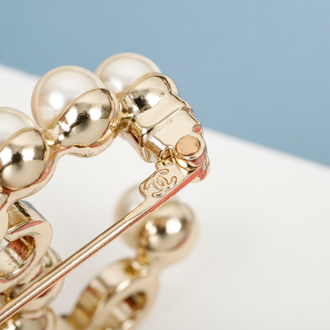Chanel Pearl Brooch