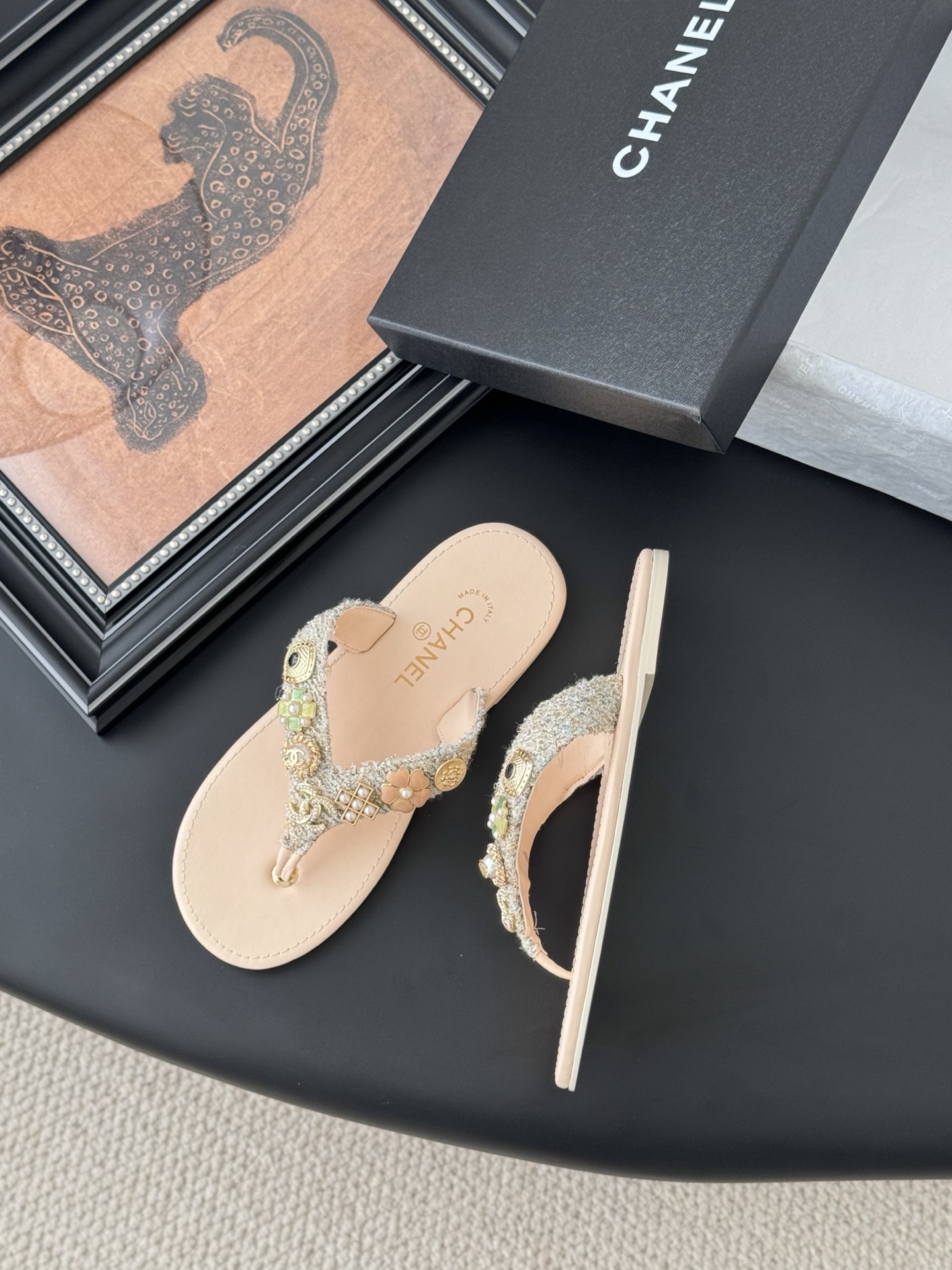 Chanel 25P new flip-flops
