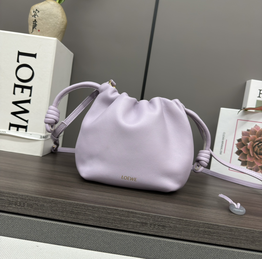 Loewe-Mini Flamenco clutch in nappa calfskin