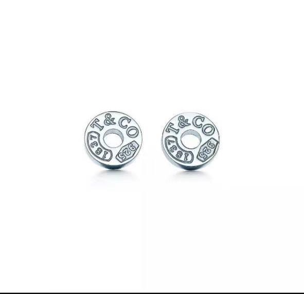 Tiffany Round Stud Earrings