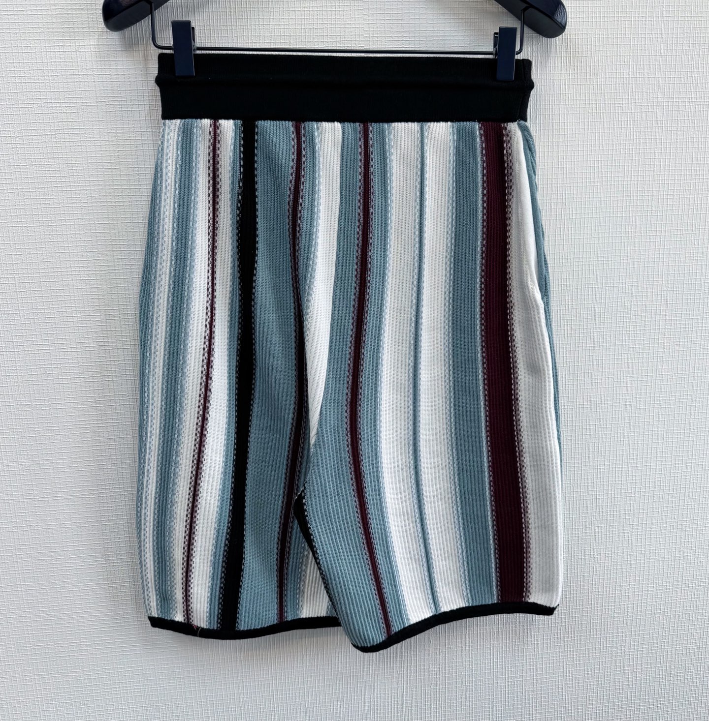 Louis Vuitton 1AHVOO Striped Crochet Short-Sleeved Shirt