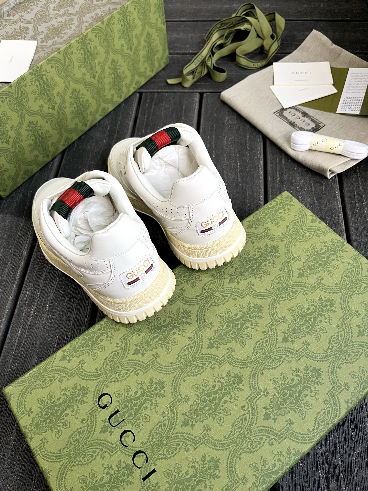 Gucci Screener Vintage-Inspired Sneakers