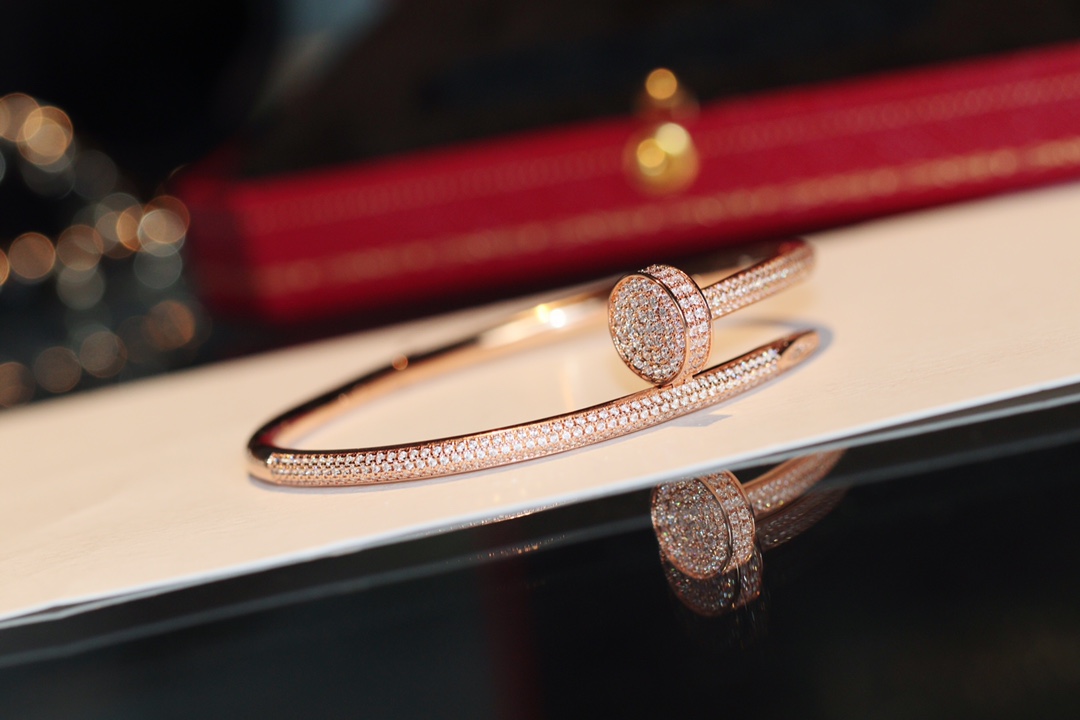 Cartier Juste un Clou Half-Pavé Nail Bracelet