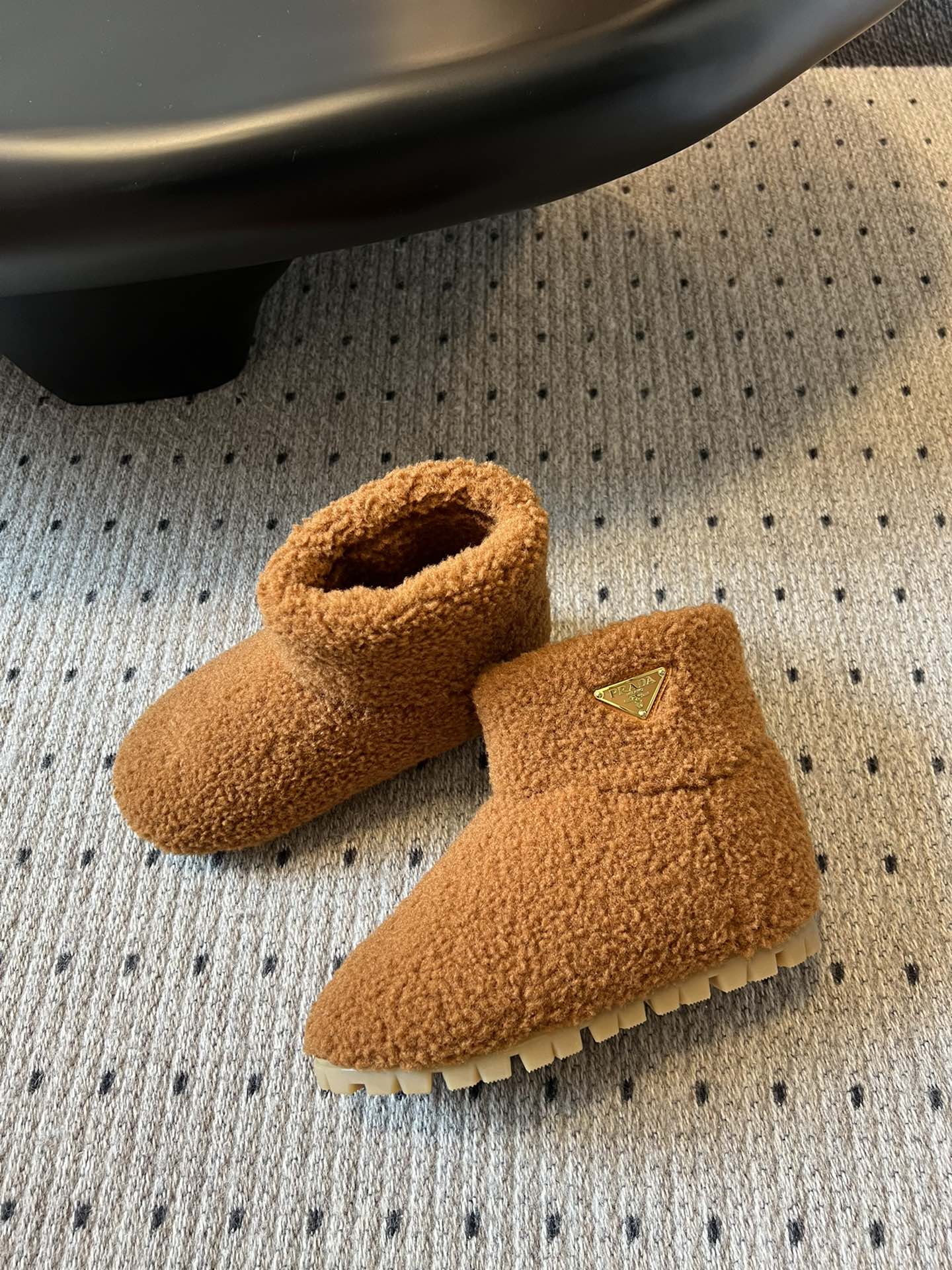 Prada autumn/Winter teddy snow boots
