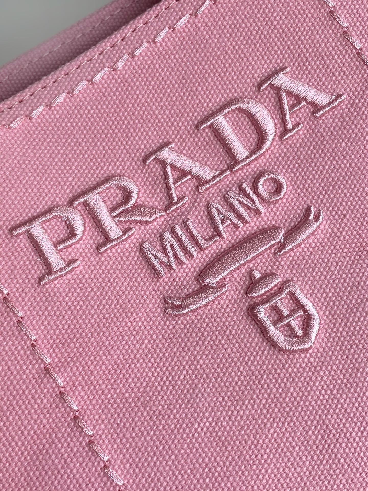 Prada Jardinière cotton canvas mini handbag
