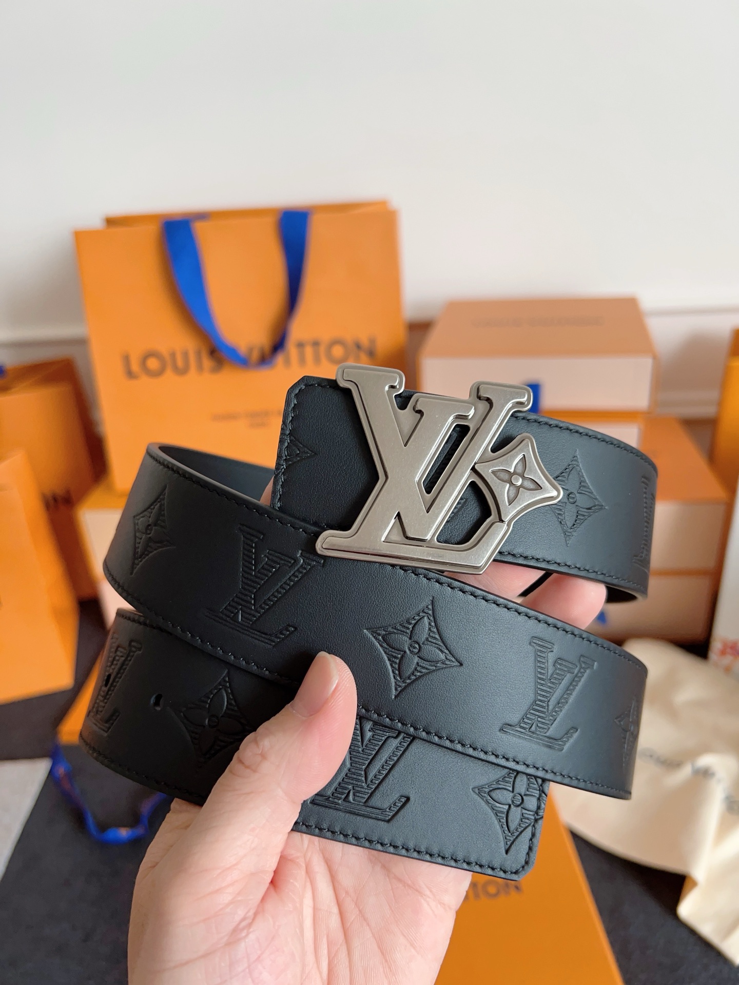 LV Flower 40mm Reversible Belt