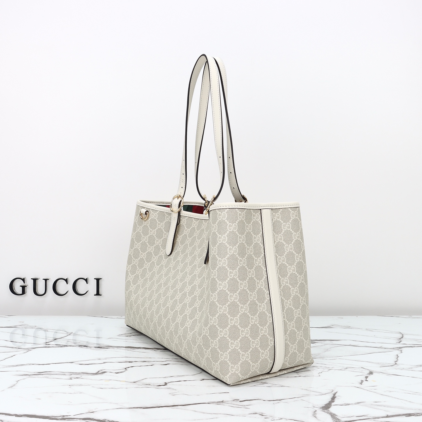 New GG Emblem series medium shoulder bag