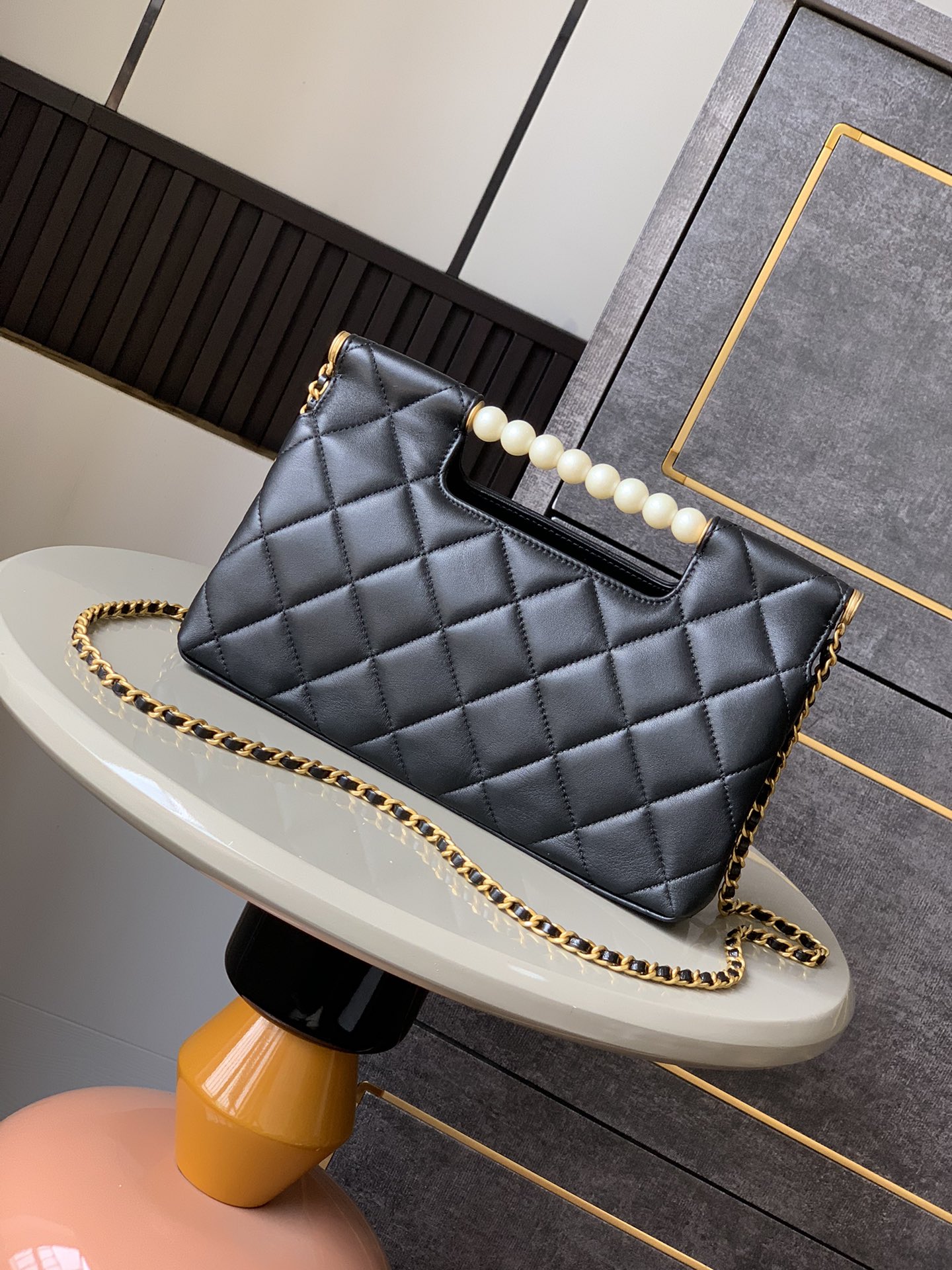 Chanel 25P Pearl Handle Flap Bag