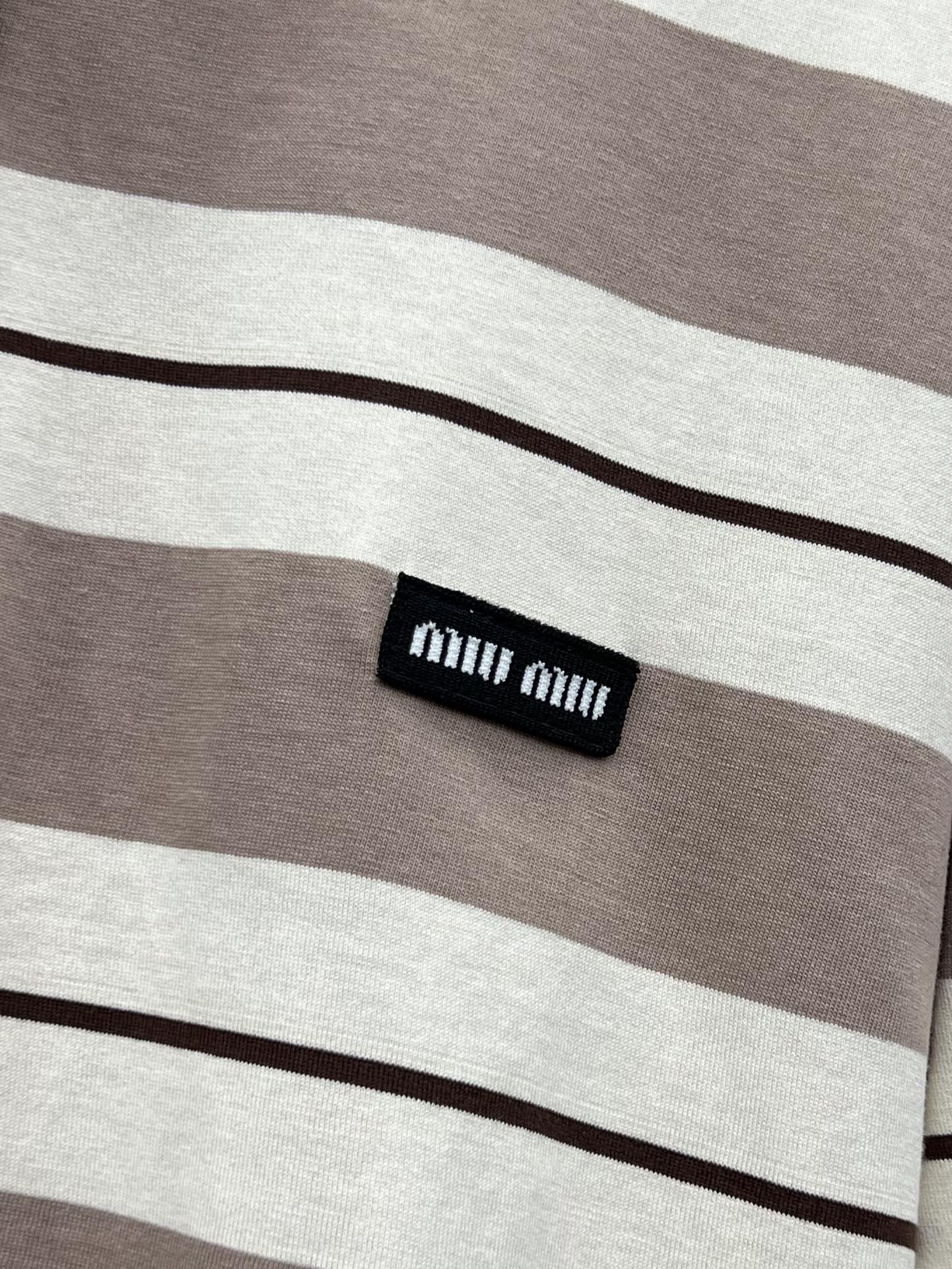 MiuMiu Cotton jersey polo shirt