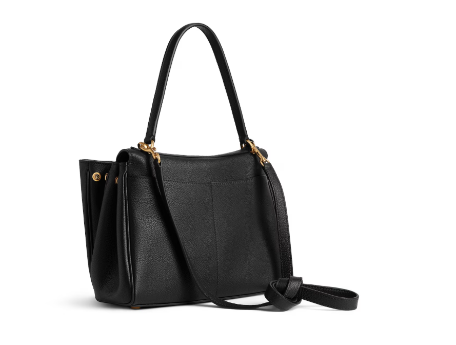 BALENCIAGA Rodeo Handbag Small Grained Calfskin in Black