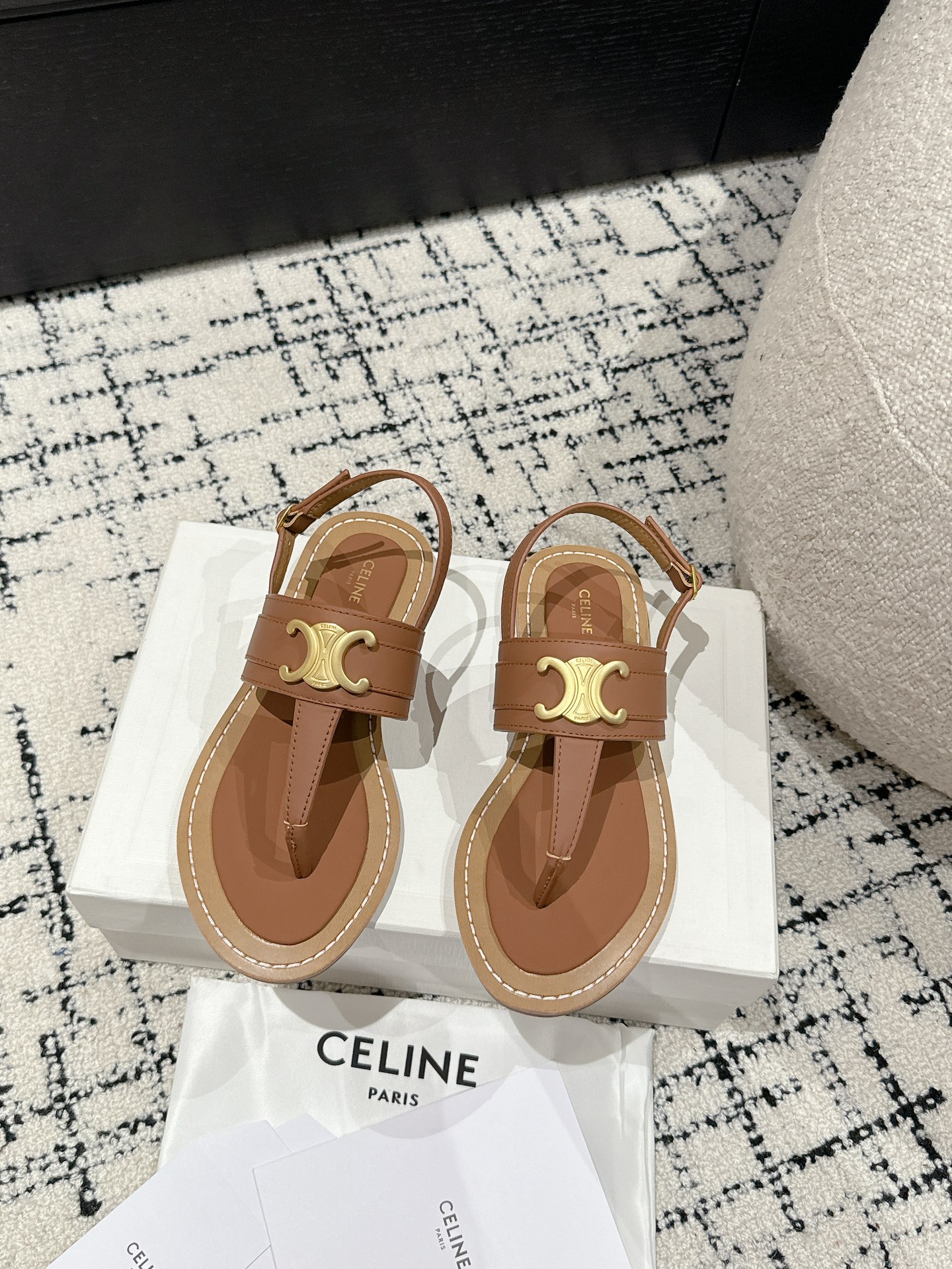 Celine Triomphe Sandals