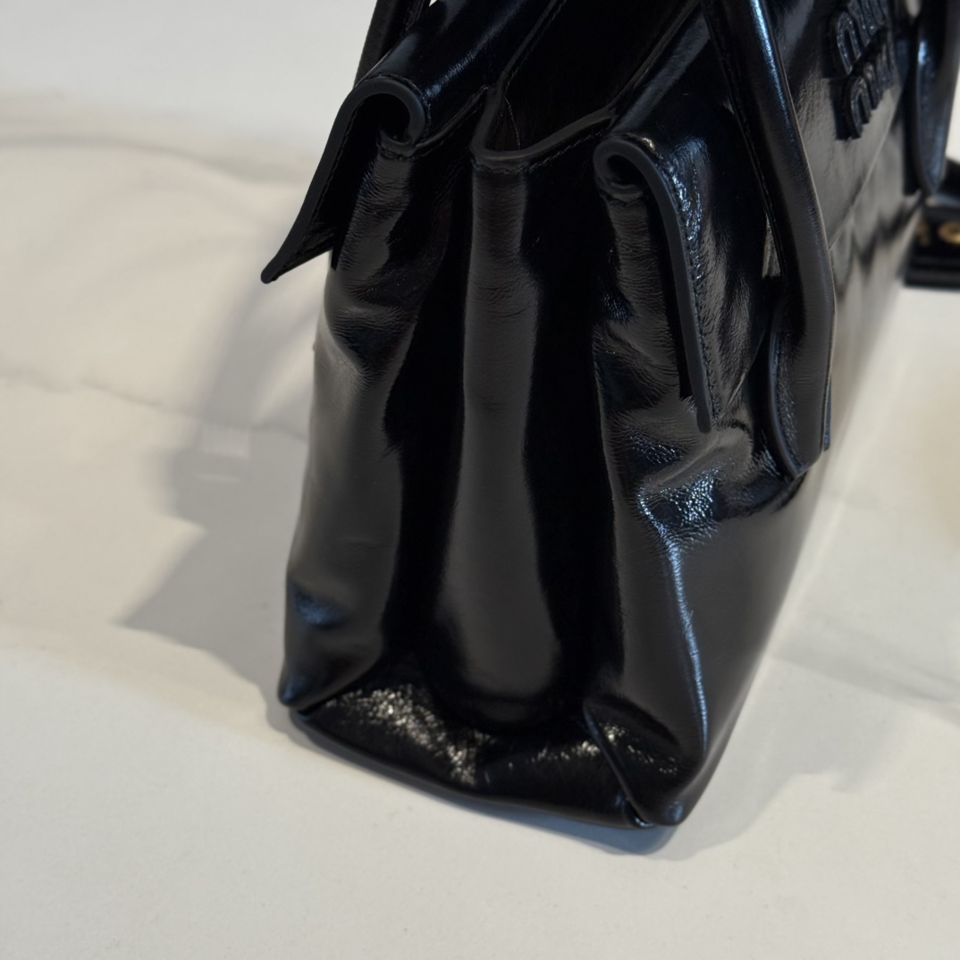 MiuMiu Solitaire shiny leather bag