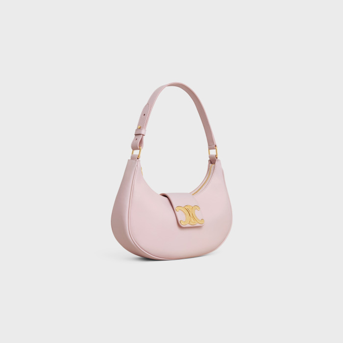 MEDIUM AVA TRIOMPHE BAG IN SMOOTH CALFSKIN PASTEL PINK