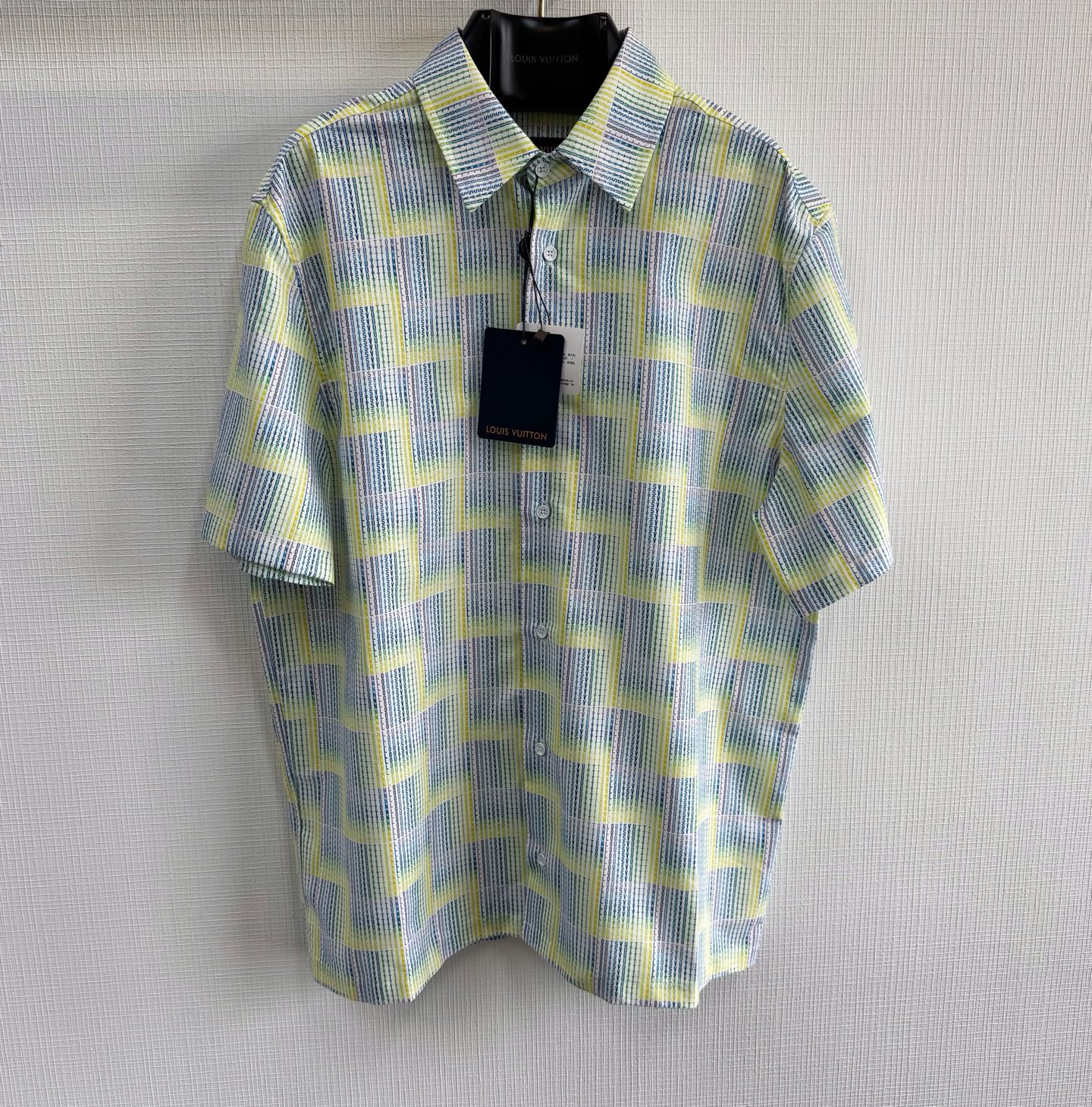 LV 1AGTQH Geometric Print Short-Sleeved Shirt