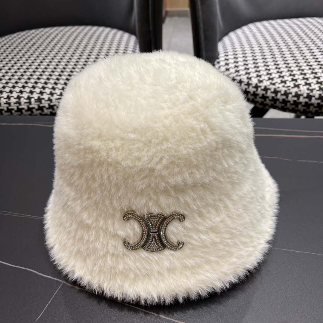 Celine 2024 new autumn and winter small fragrance style fisherman hat