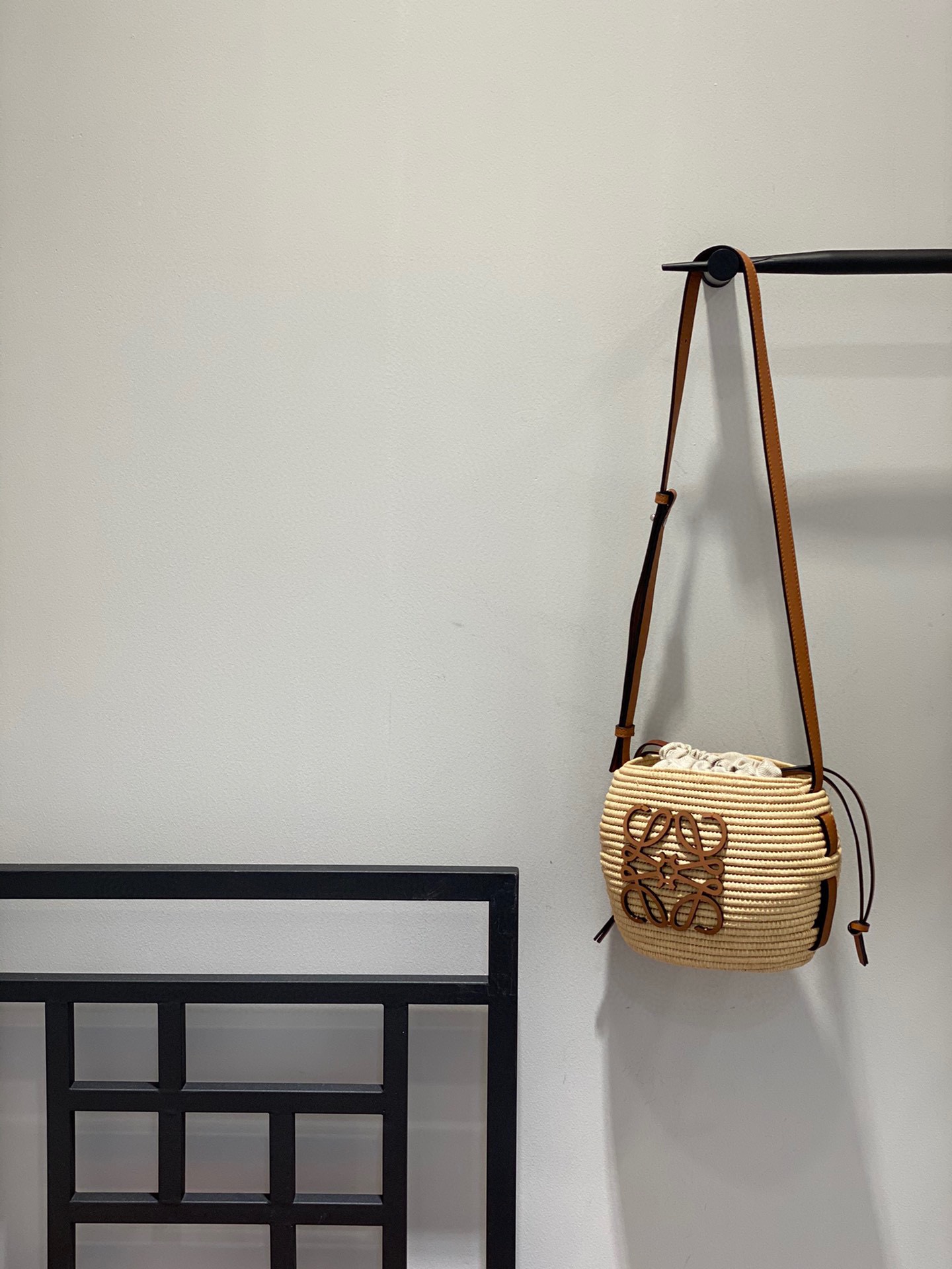 Loewe-062251A- Straw bag