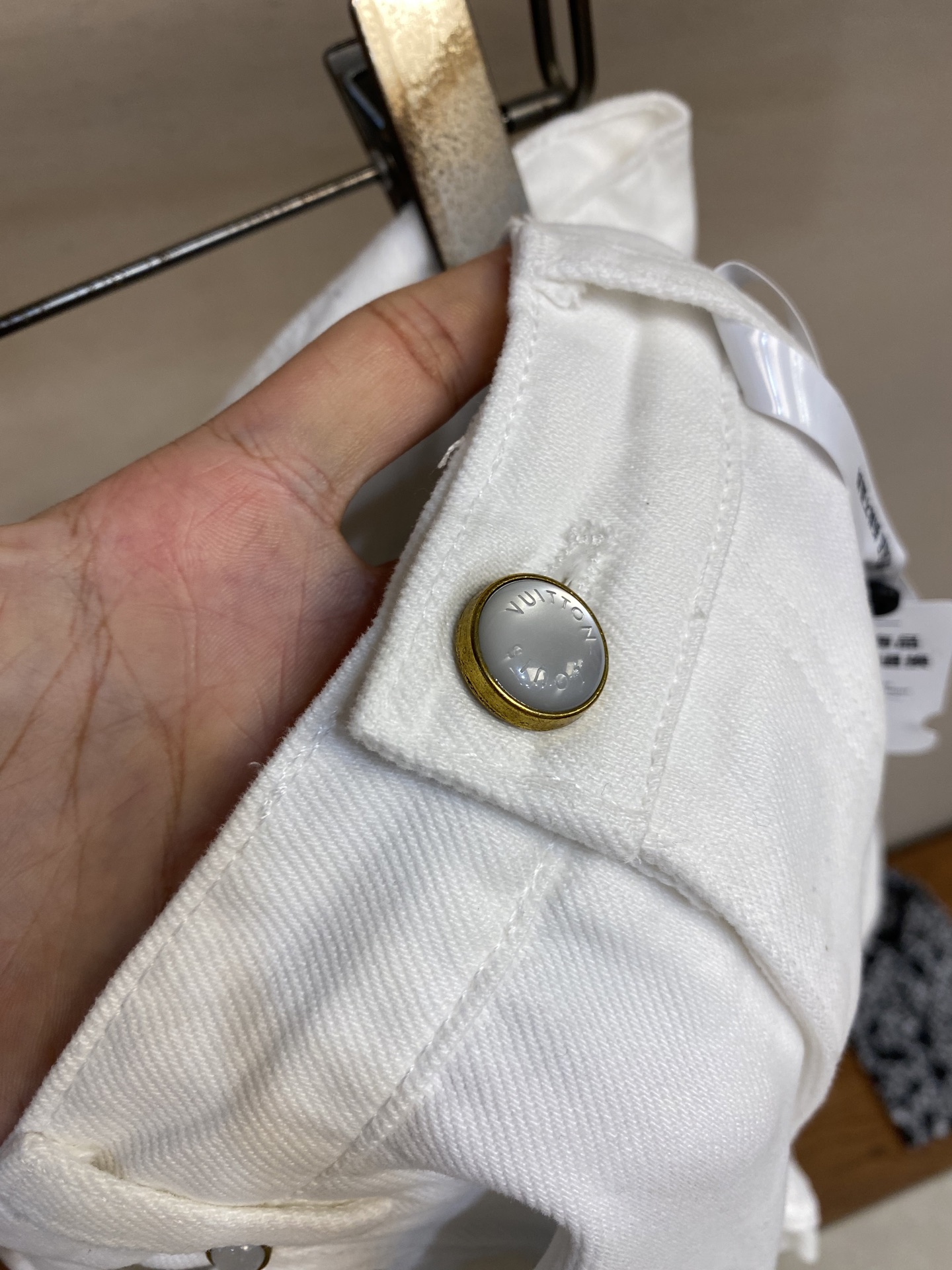 LV Embroidered Skate Jeans