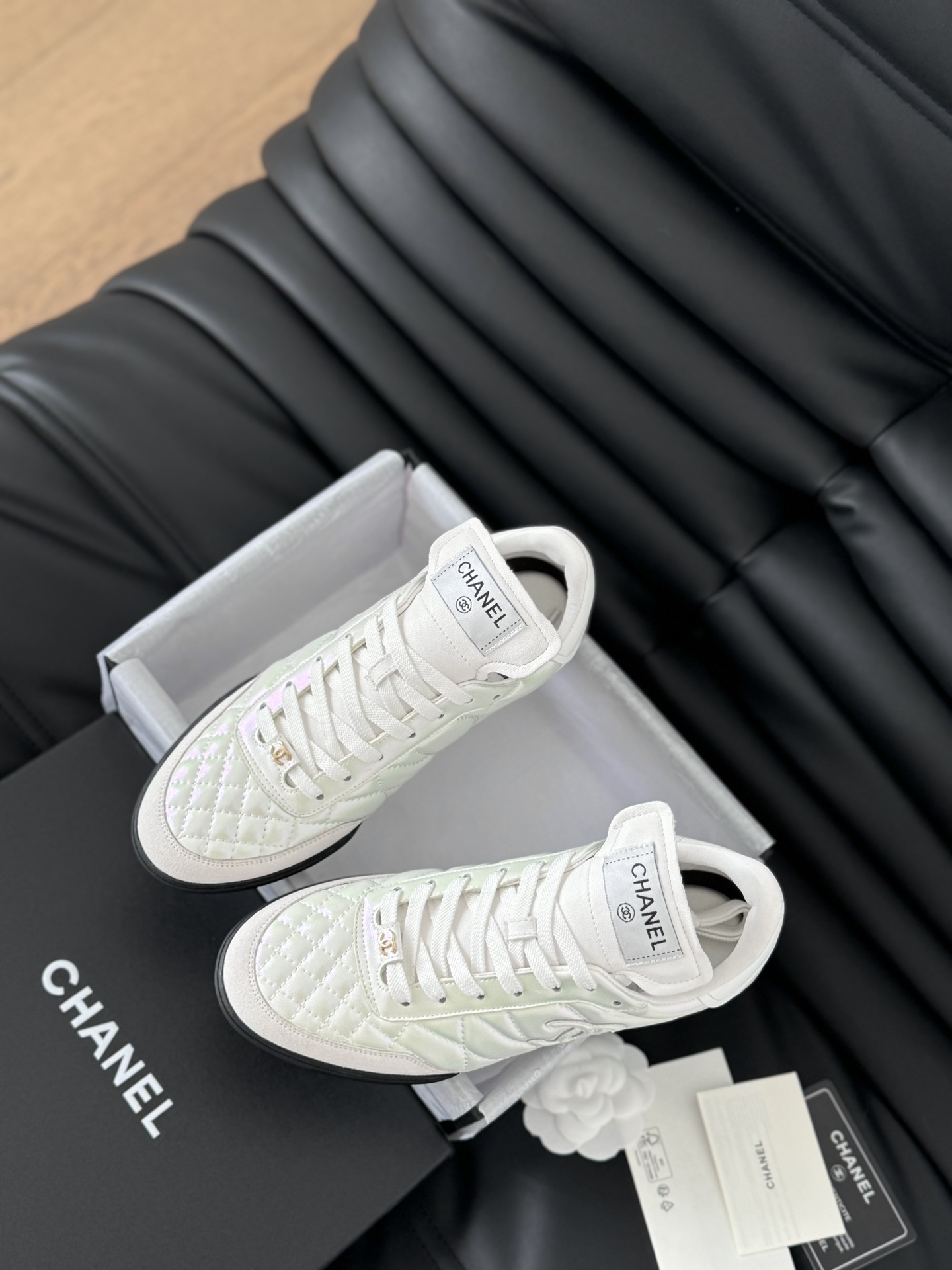 Chanel baseball shoes