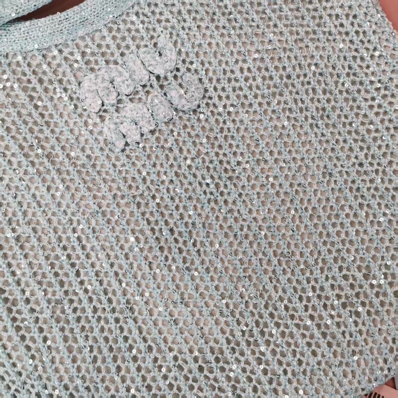 MIUMIU-IVY sequin mesh bag