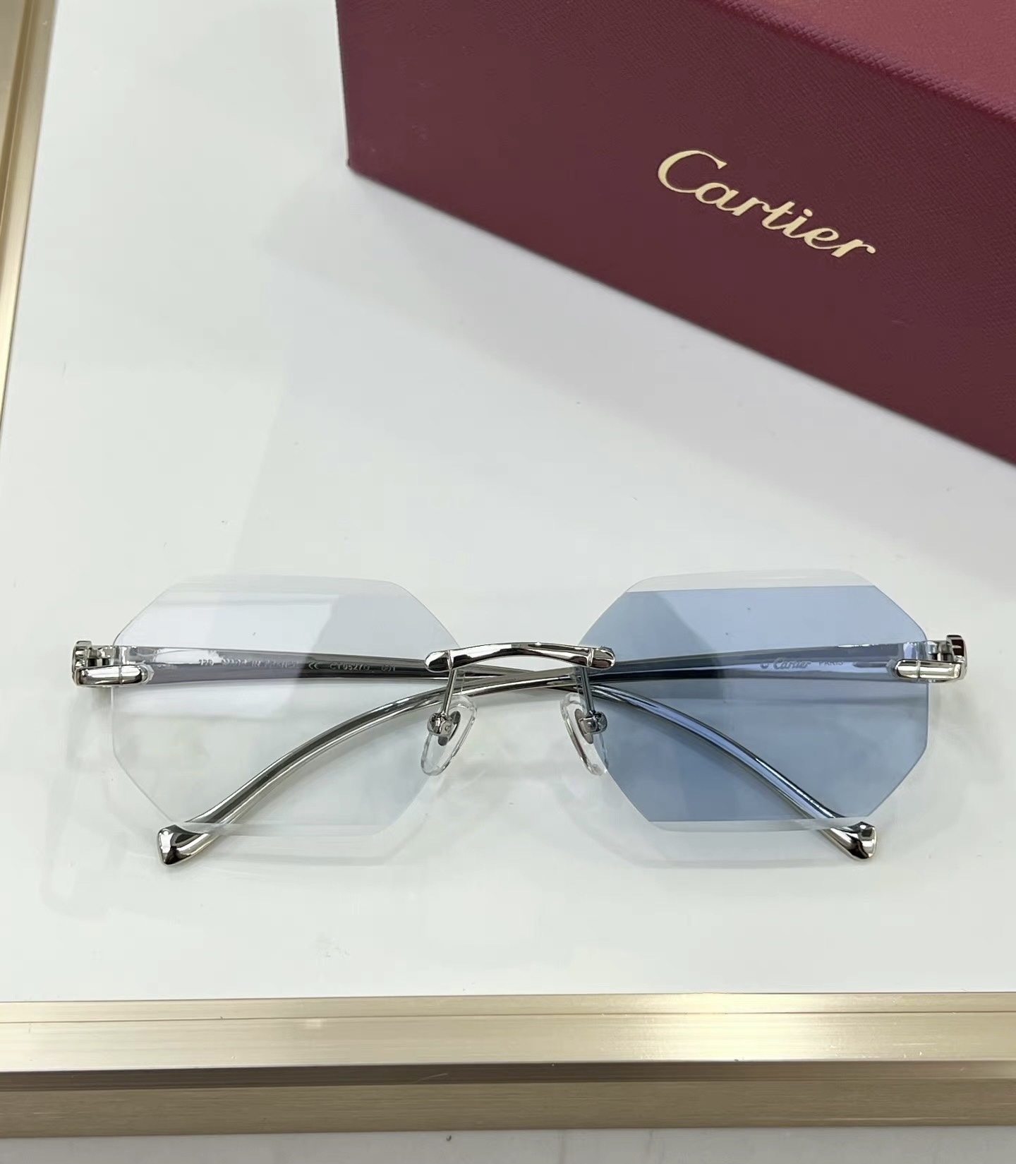 Cartier Rimless Photochromic Sunglasses