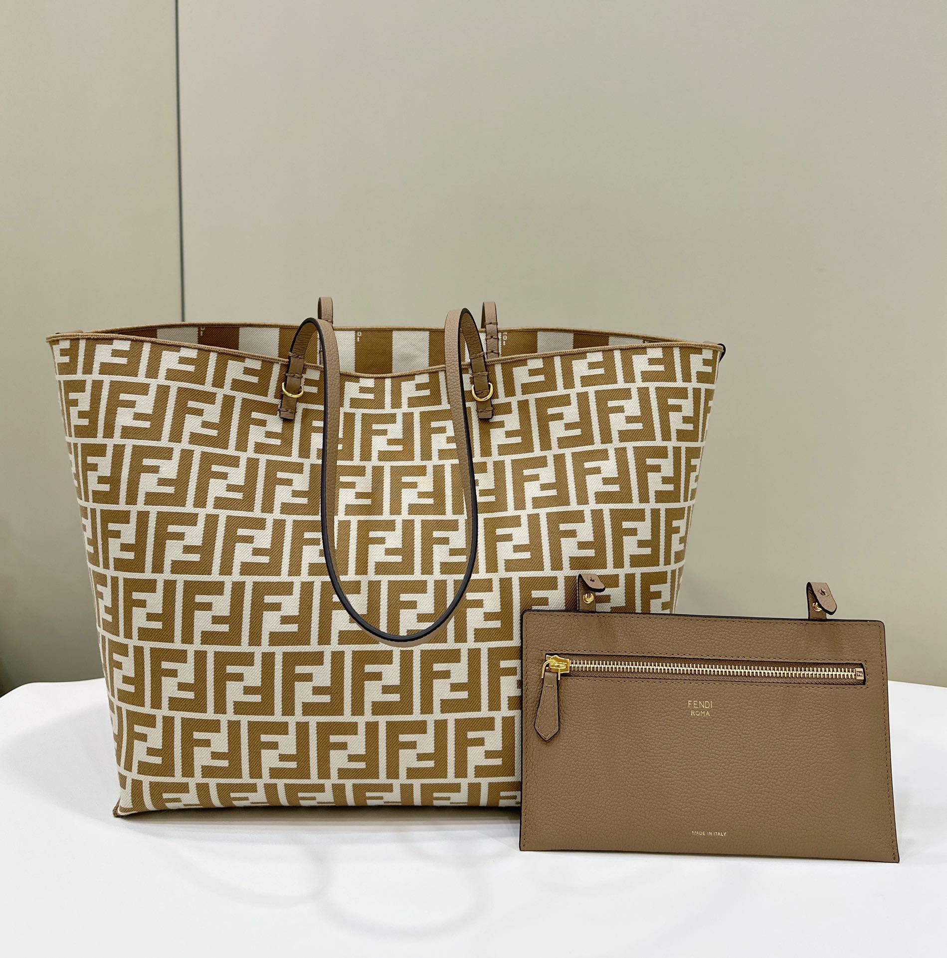 FENDI-Roll reversible tote-Large