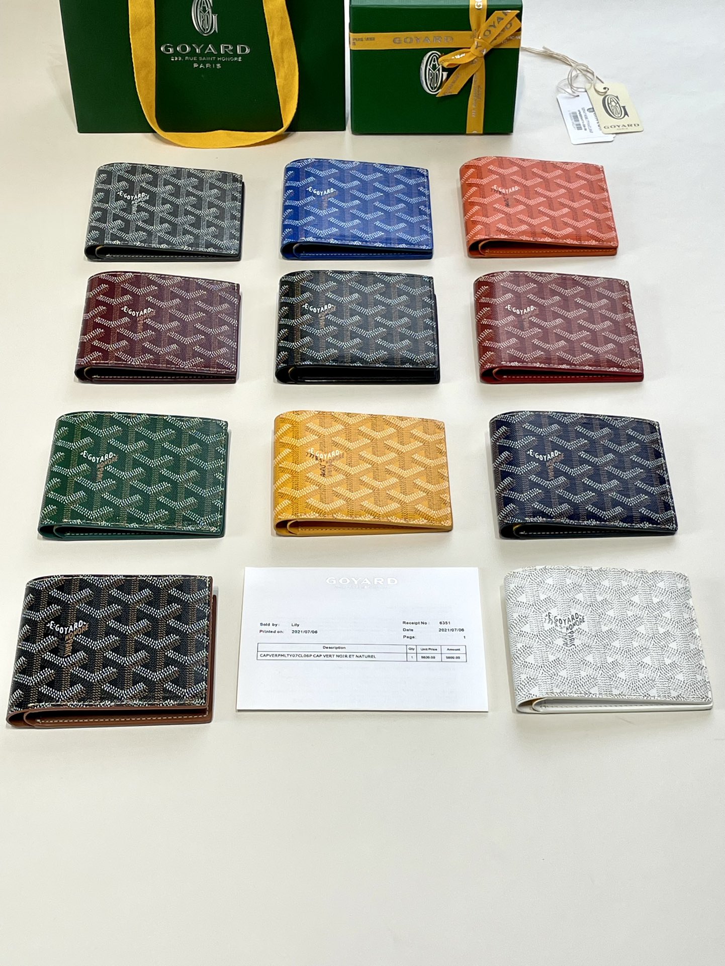 Goyard Victoire Classic Folded Short Wallet
