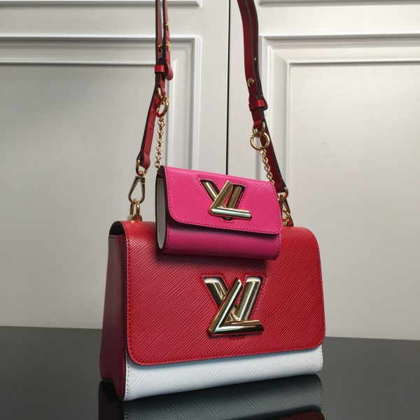 Louis Vuitton TWIST MM AND TWISTY -Red- M55683