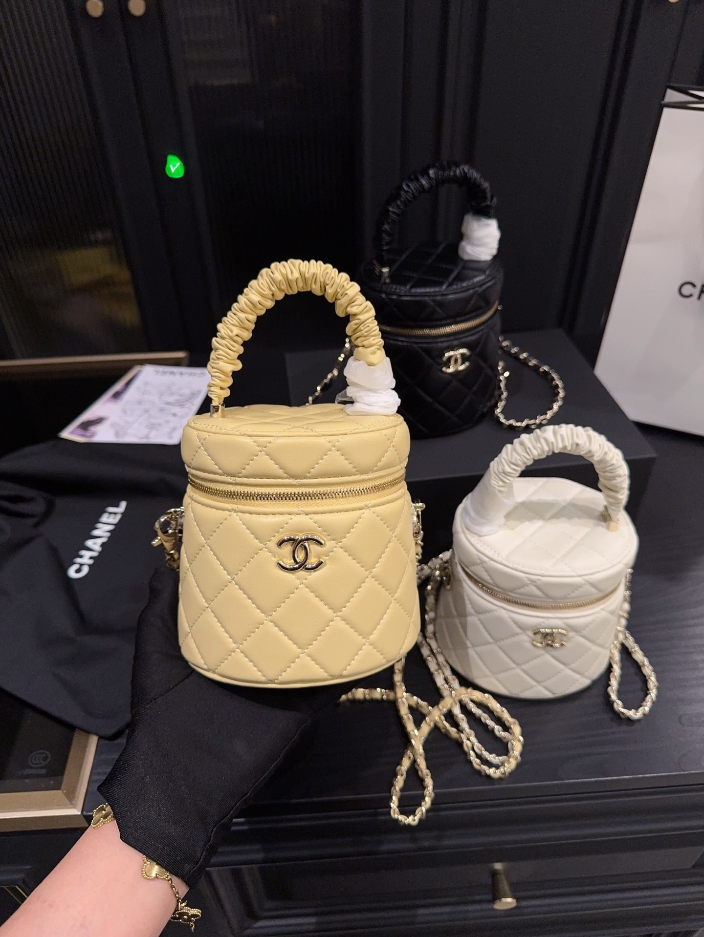 CHANEL Bucket Cosmetic Bag
