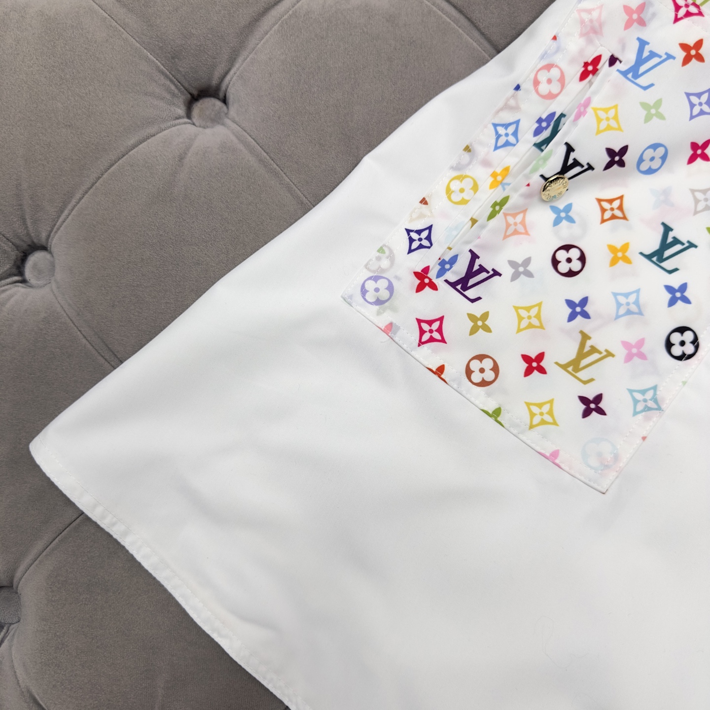 LV High-Waisted Sleeveless Printed Dress｜2025 Spring/Summer Trend