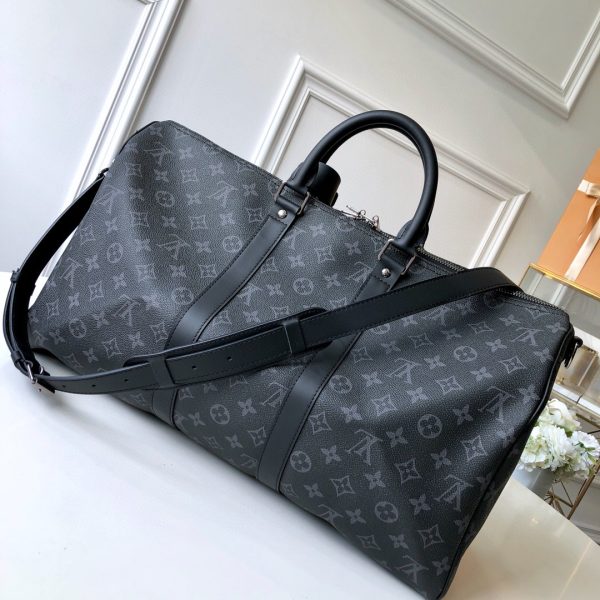 Louis Vuitton M40605 Keepall Bandoulière 55 Black