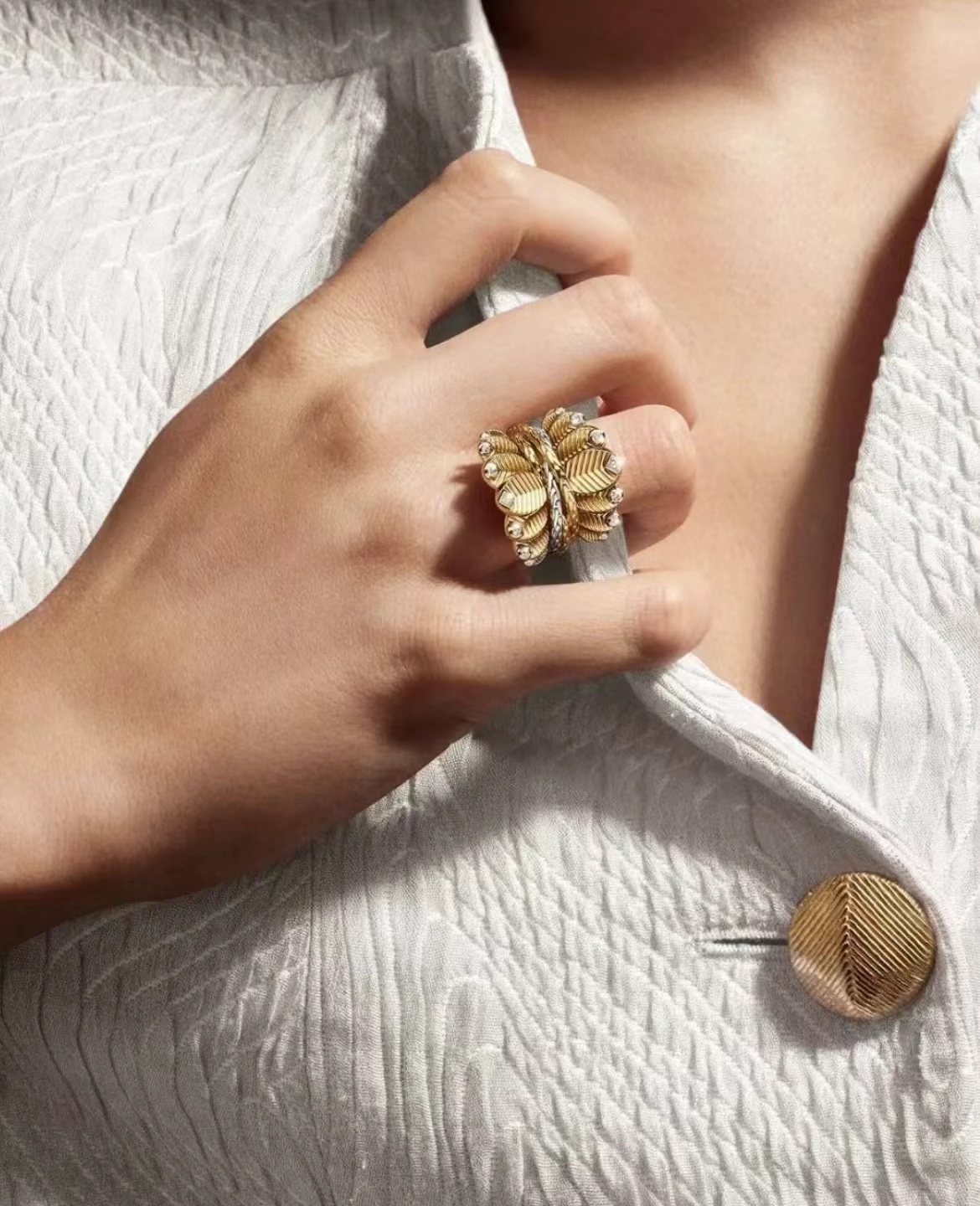 C@rtier new series Cartier coffee bean ring