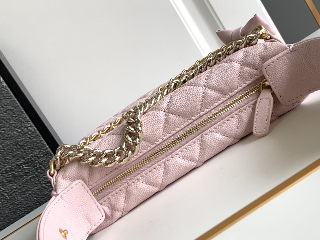 Chanel 24s black-pink gold bag