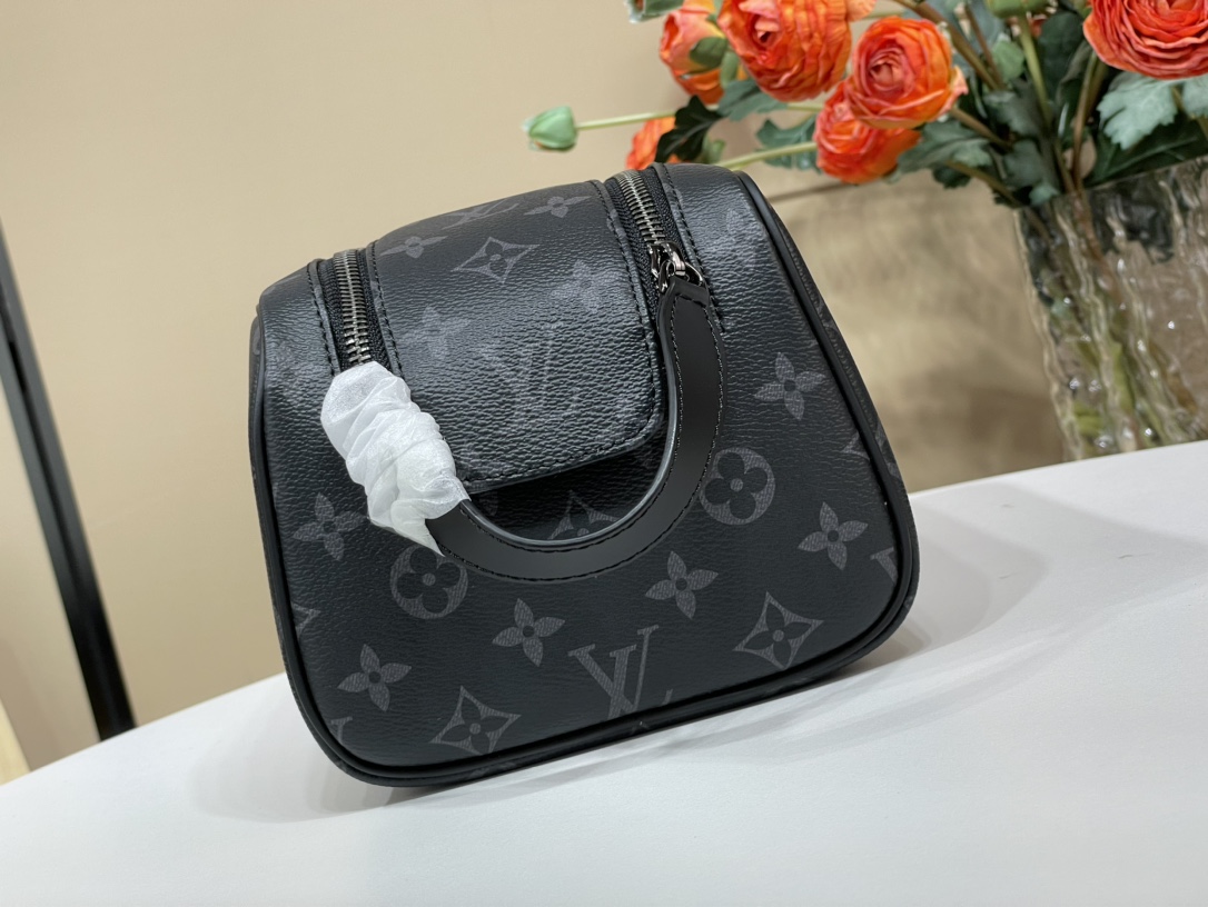 Cosmetic Toiletry Bag M44494 Black Floral