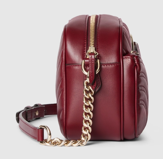 GG MARMONT SMALL SHOULDER BAG-Red-798715