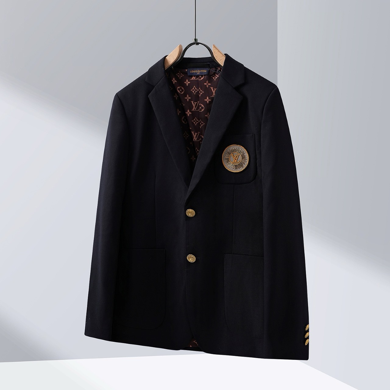 Louis Vuitton Embroidered Logo Blazer