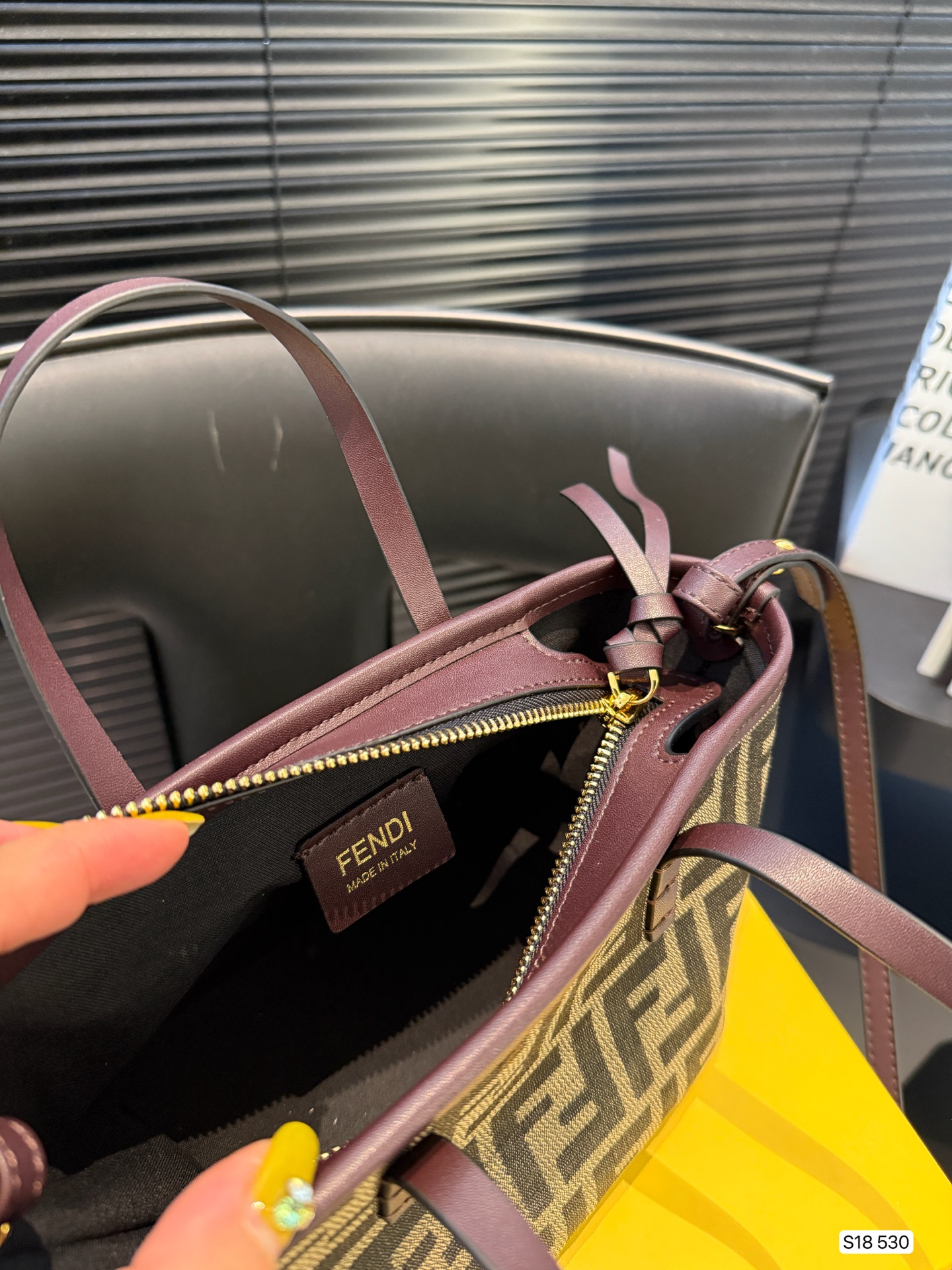 FENDI FF jacquard mini bag