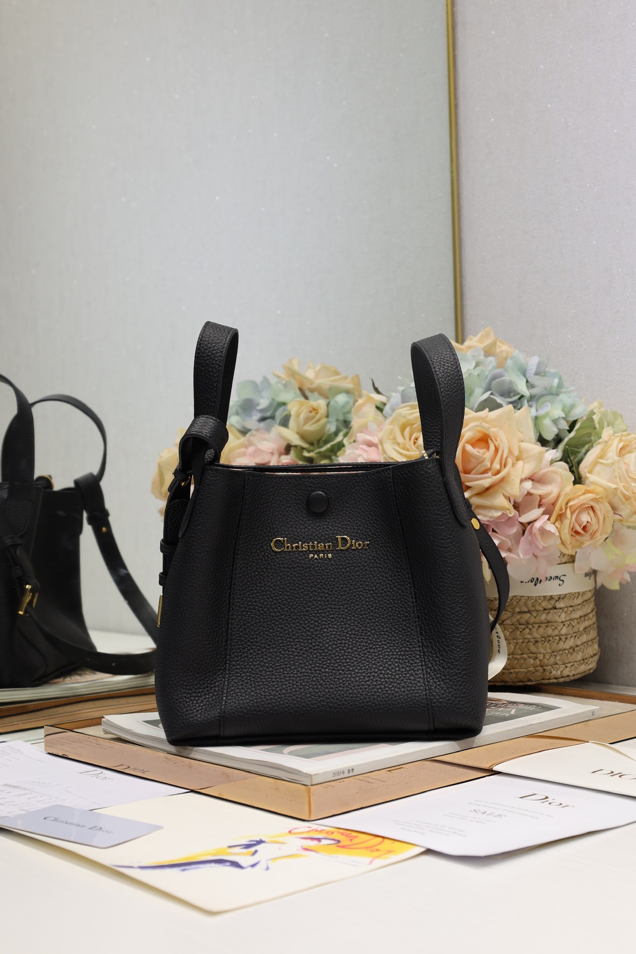 DIOR-Small Signature Bucket Bag