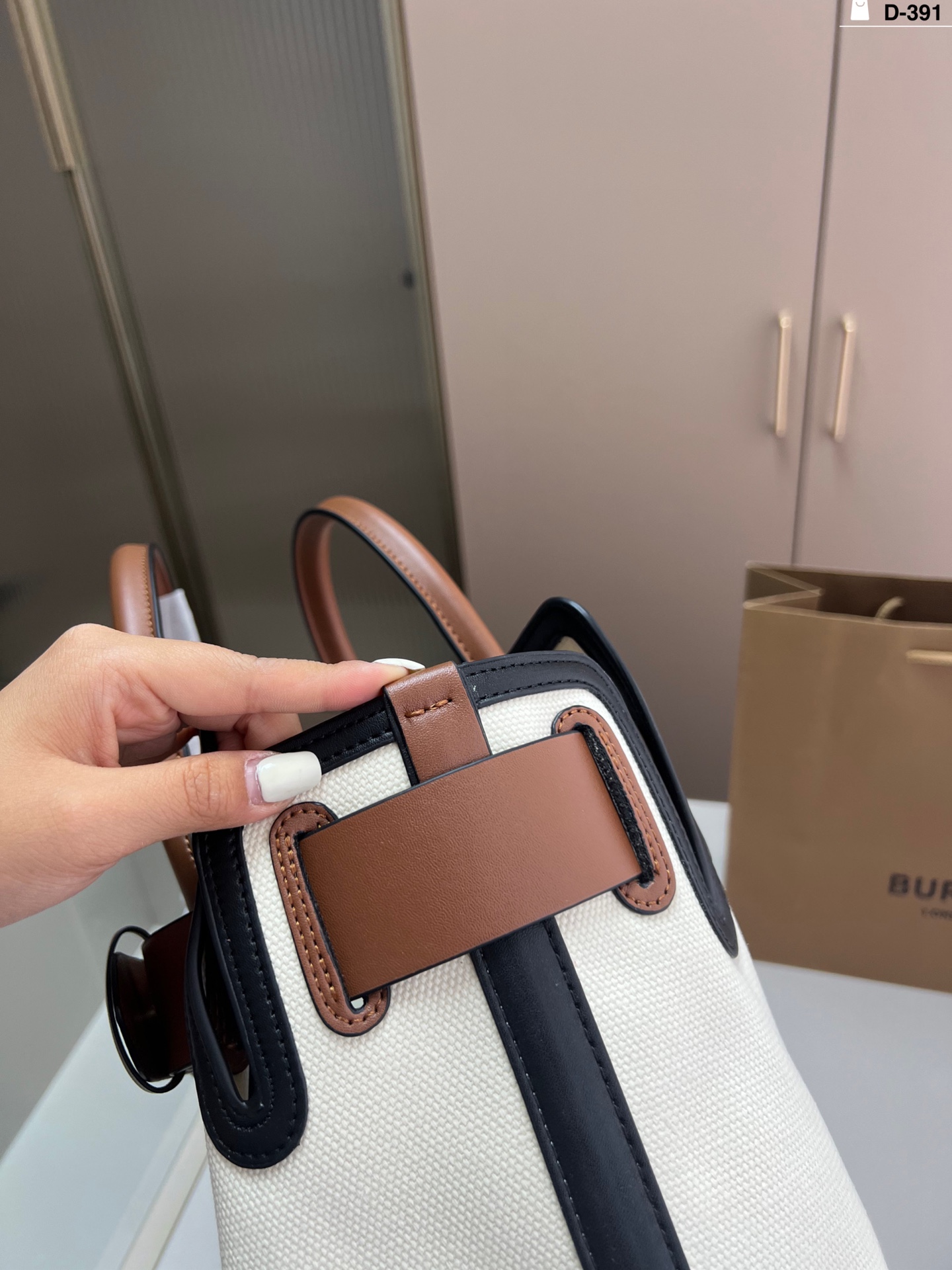 Burberry Canvas Tote Bag