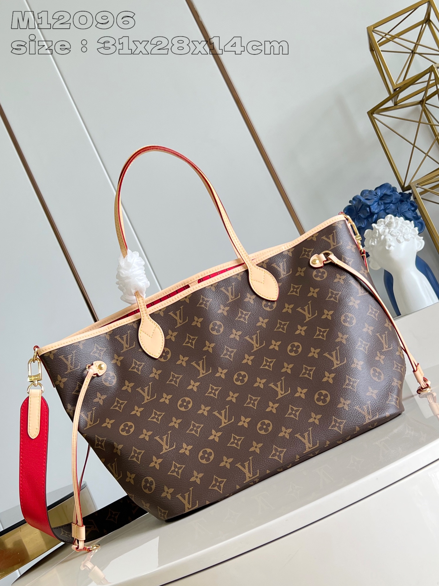 New Reversible Neverfull Bandoulière Inside Out MM