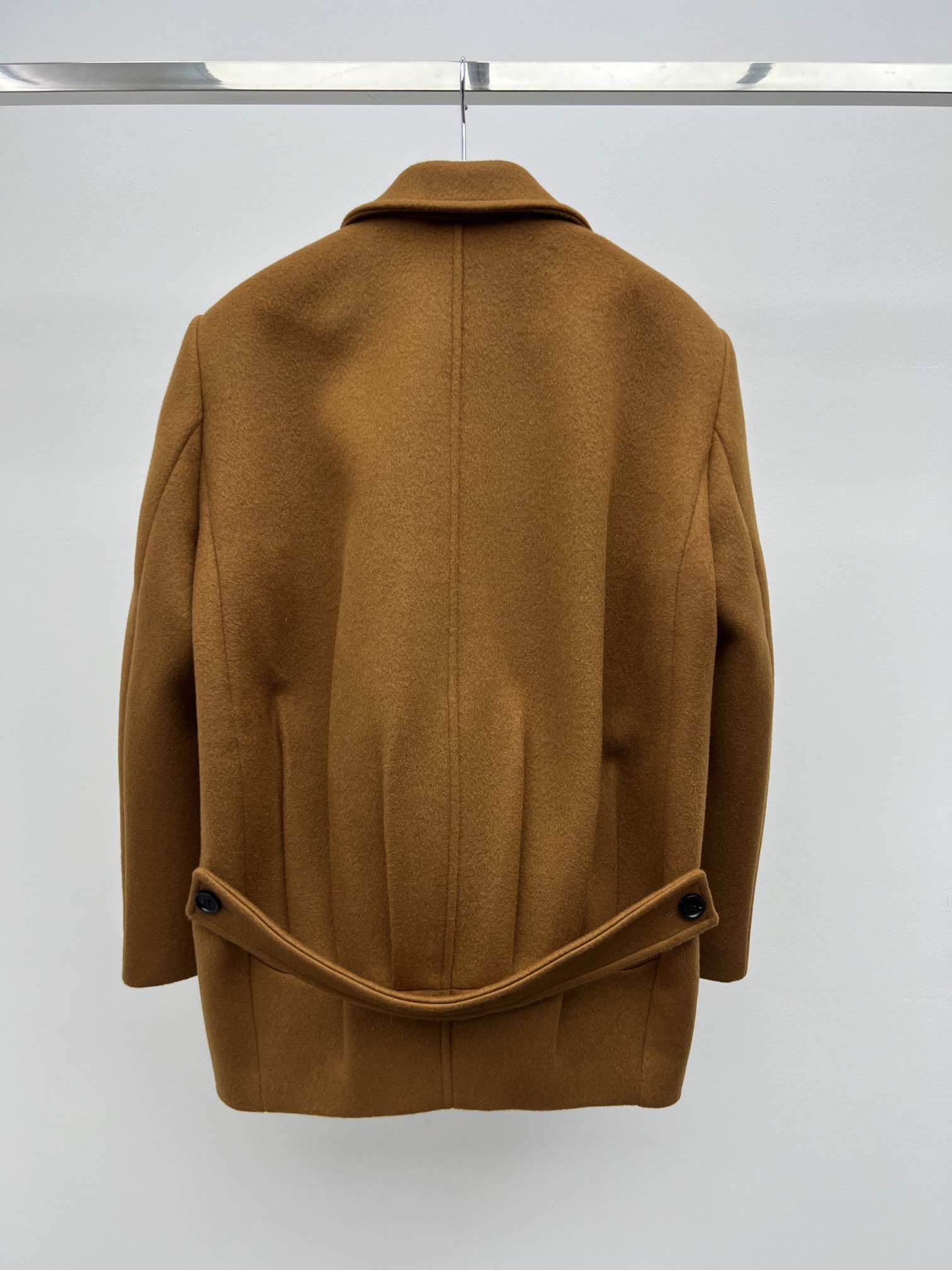 Saint Lauren-Inspired Cocoon Wool Coat