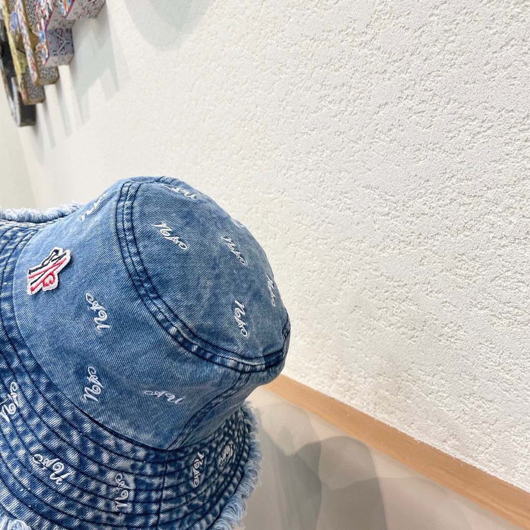 Moncler Denim Bucket Hat
