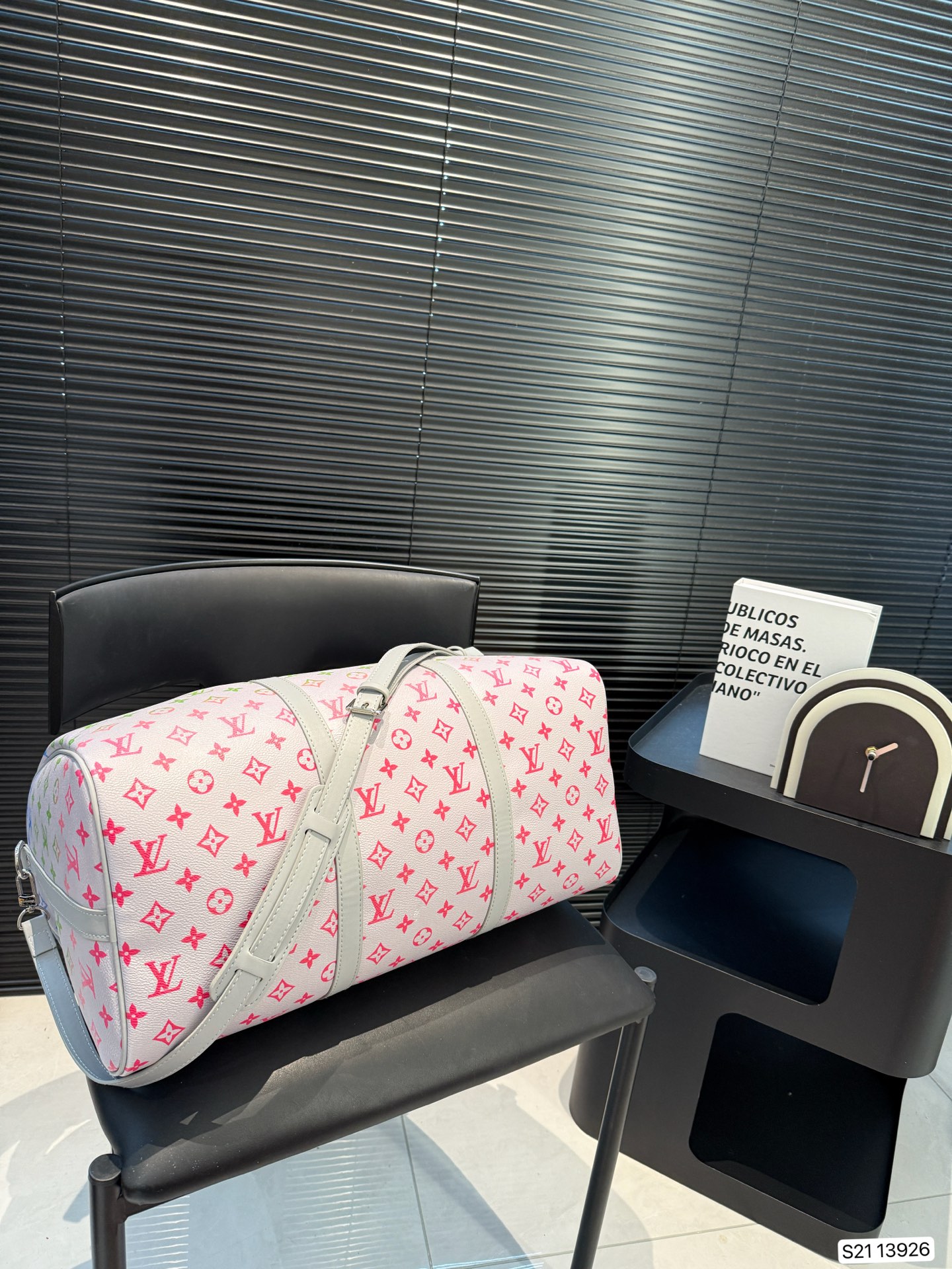 LV-Inspired Travel Bag