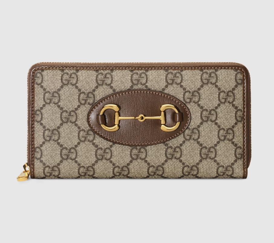 GUCCI HORSEBIT 1955 ZIP AROUND WALLET- ‎621889