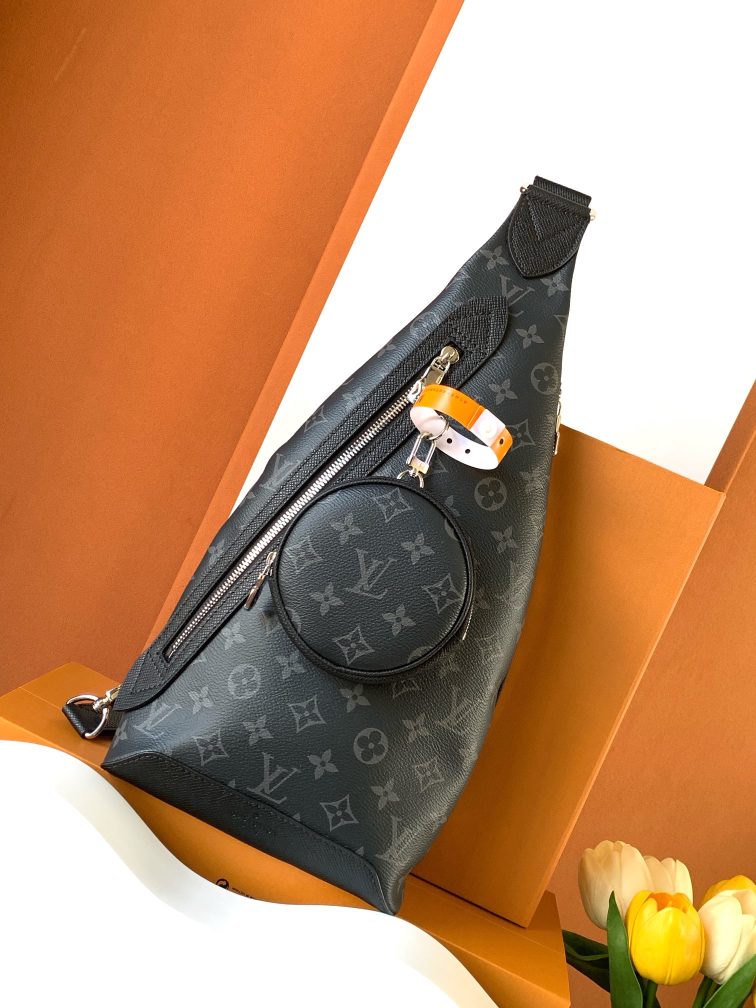Louis Vuitton Monogram Eclipse M30936 Duo Slingbag