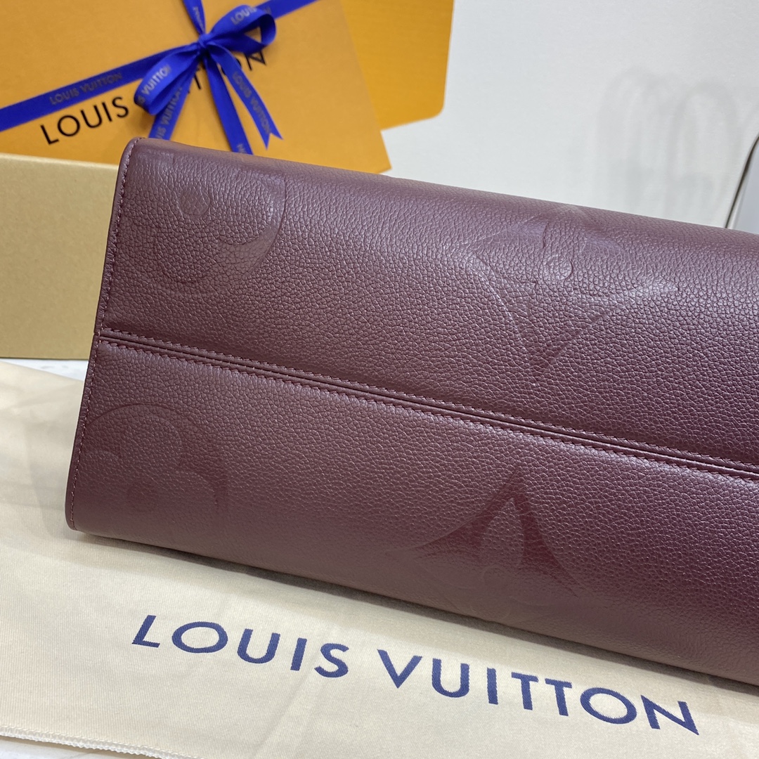 Louis Vuitton OnTheGo MM M46601 Wine Red